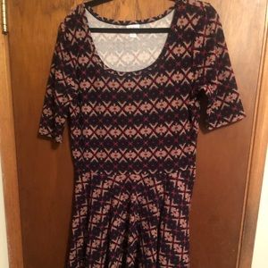 NWOT Lularoe Nicole dress 2XL